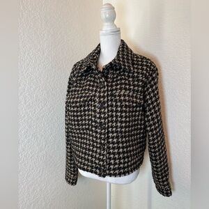 Anthropologie‎ Avec les filles houndstooth blazer. Size L